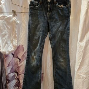 Old Navy Dark Blue Straight Leg Jeans